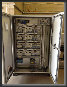 Omron PLC Control panel with Eaton Smartwire